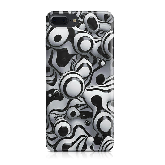 Abstract Art Black White iPhone 8 Plus Case