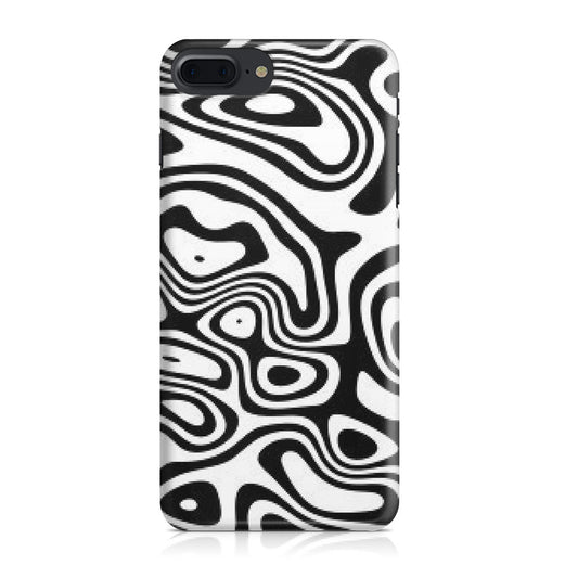 Abstract Black and White Background iPhone 8 Plus Case