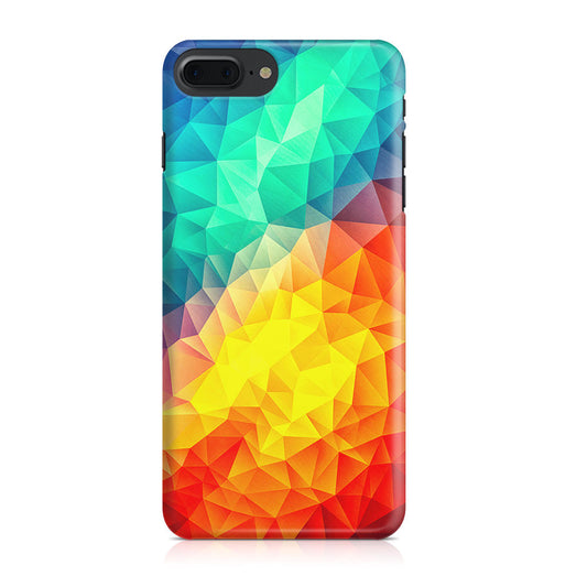 Abstract Multicolor Cubism Painting iPhone 8 Plus Case