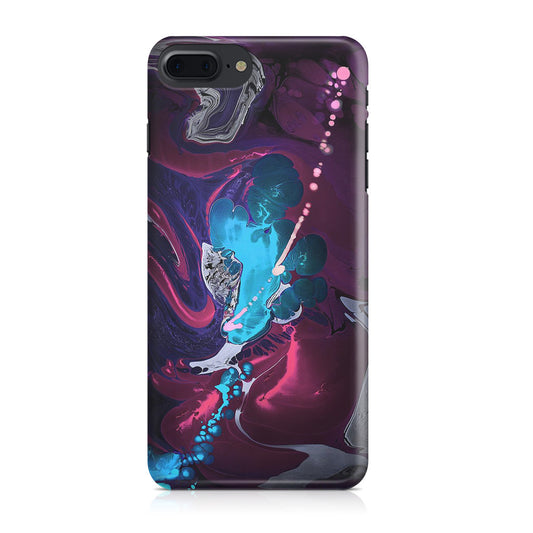Abstract Purple Blue Art iPhone 7 Plus Case