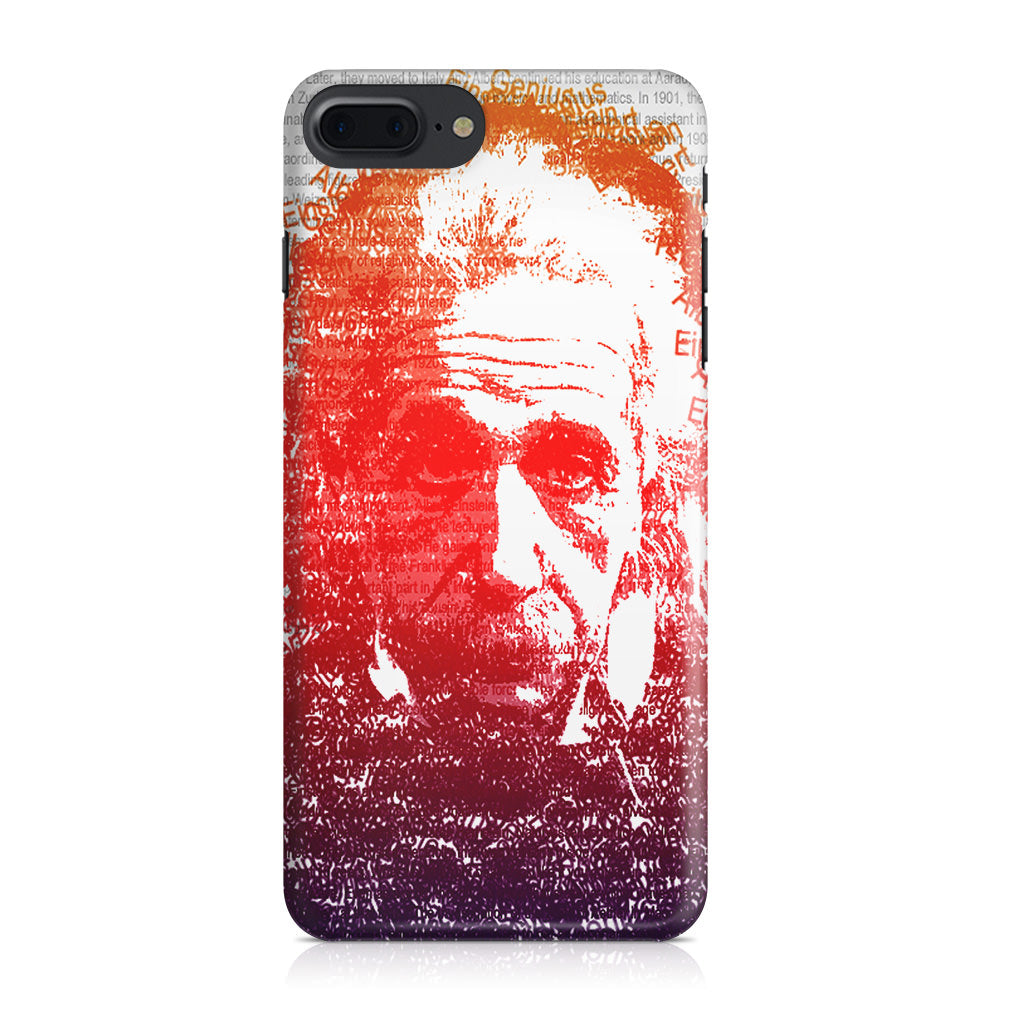 Albert Einstein Art iPhone 7 Plus Case