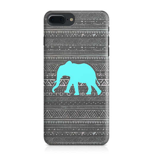 Aztec Elephant Turquoise iPhone 7 Plus Case