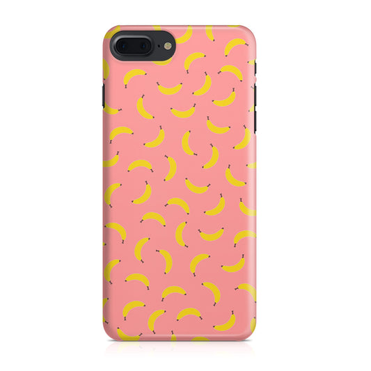 Bananas Fruit Pattern Pink iPhone 7 Plus Case