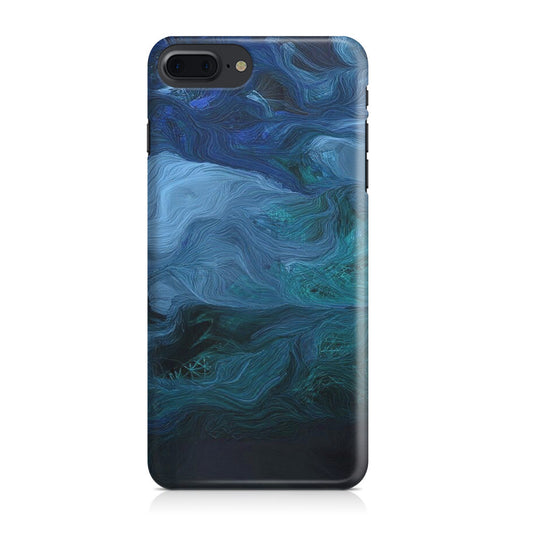 Blue Abstract Art iPhone 7 Plus Case