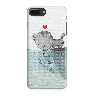 Cat Fish Kisses iPhone 8 Plus Case