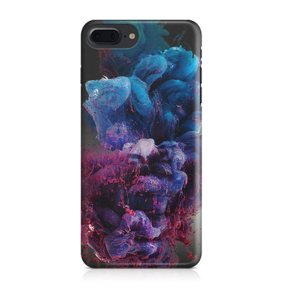 Colorful Dust Art on Black iPhone 7 Plus Case