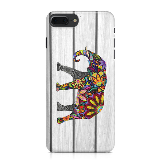 Colorful Elephant Flower iPhone 7 Plus Case