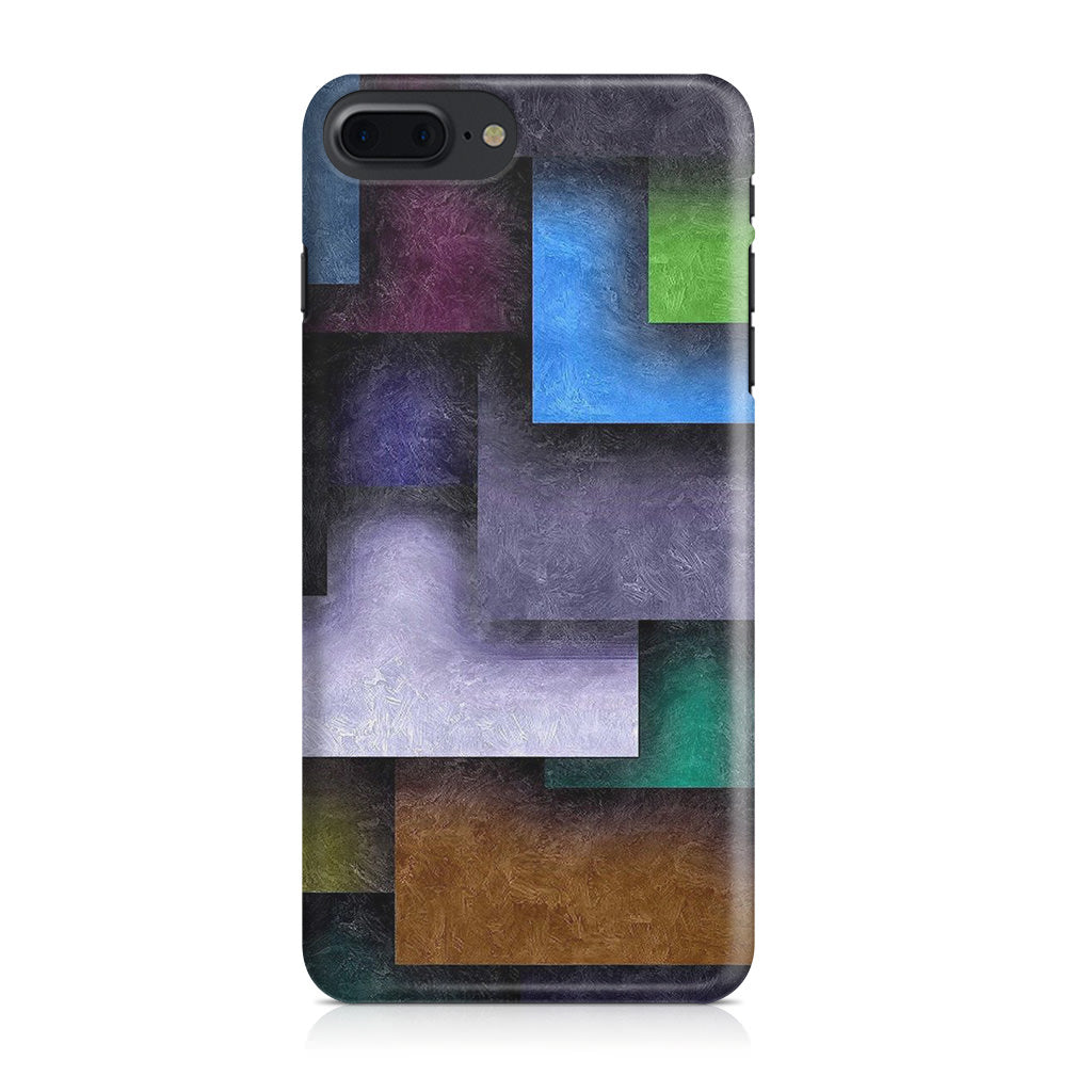 Colorful Rectangel Art iPhone 7 Plus Case