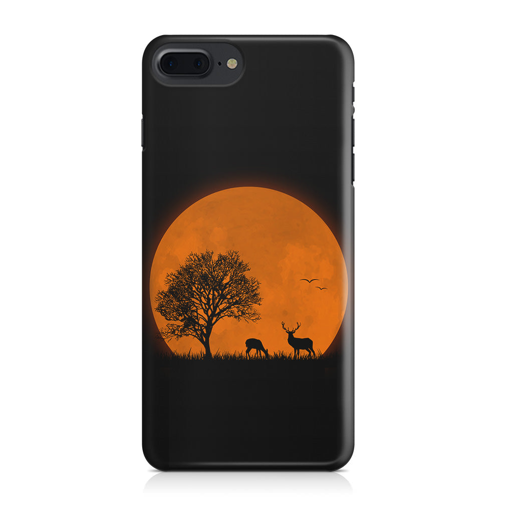 Deer Silhouette iPhone 8 Plus Case