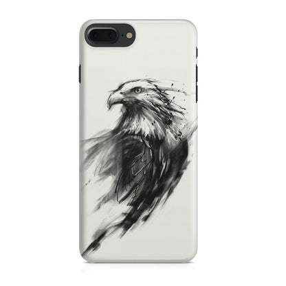 Eagle Art Black Ink iPhone 8 Plus Case