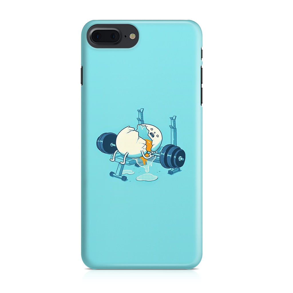 Egg Accident Workout iPhone 8 Plus Case