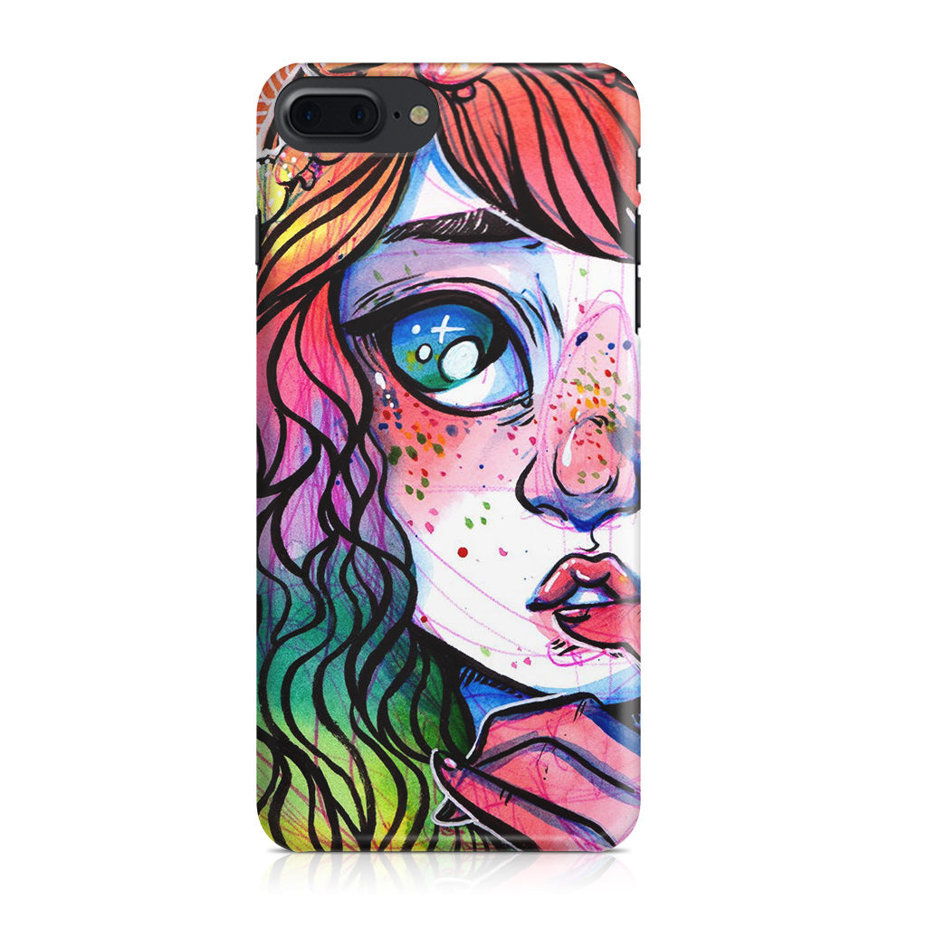 Eyes And Braids iPhone 7 Plus Case