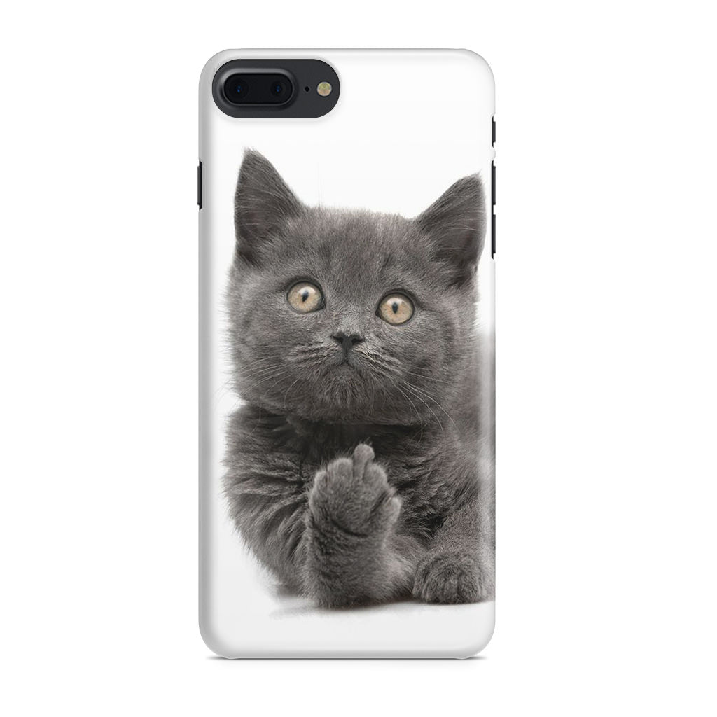 Finger British Shorthair Cat iPhone 8 Plus Case