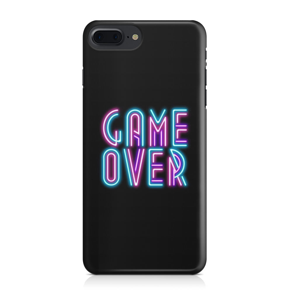 Game Over Neon iPhone 8 Plus Case