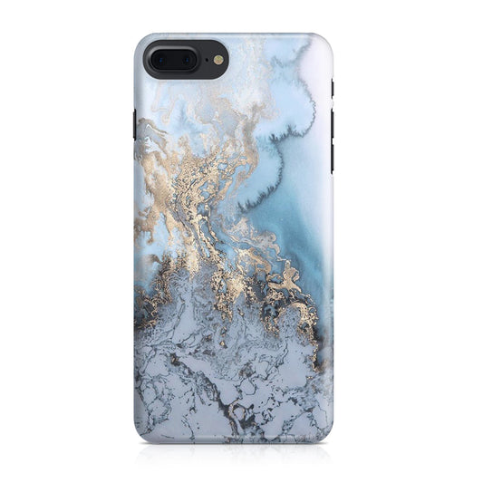 Golden Azure Marble iPhone 7 Plus Case