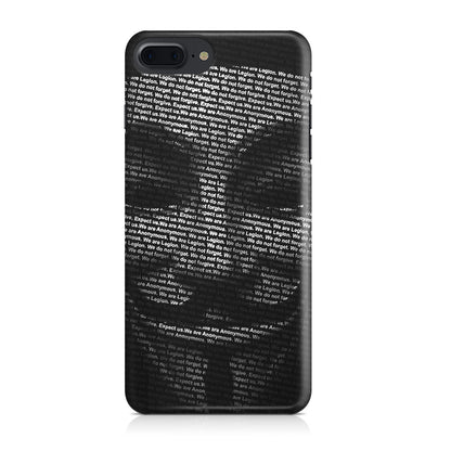 Guy Fawkes Mask Anonymous iPhone 8 Plus Case