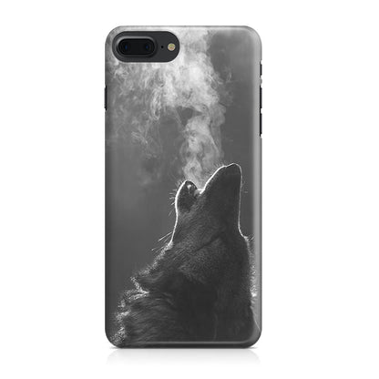 Howling Wolves Black and White iPhone 8 Plus Case