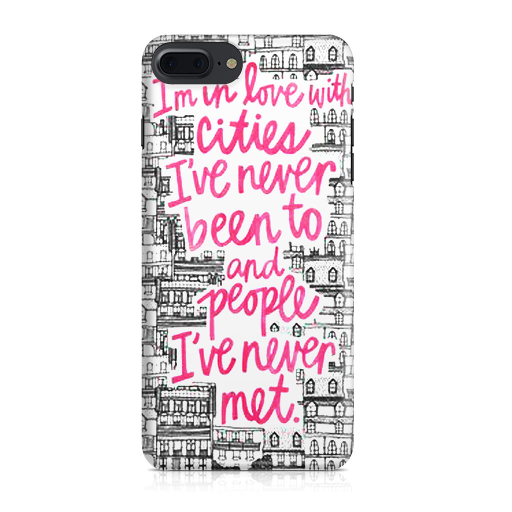 John Green Quotes I'm in Love With Cities iPhone 8 Plus Case