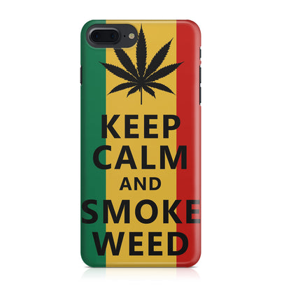 Keep Calm And Smoke Weed iPhone 8 Plus Case