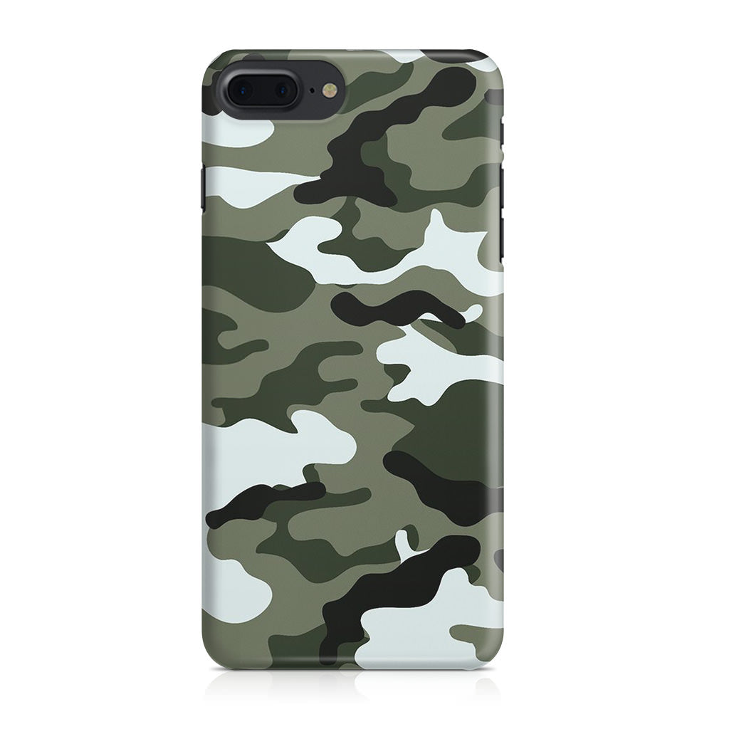 Military Green Camo iPhone 8 Plus Case