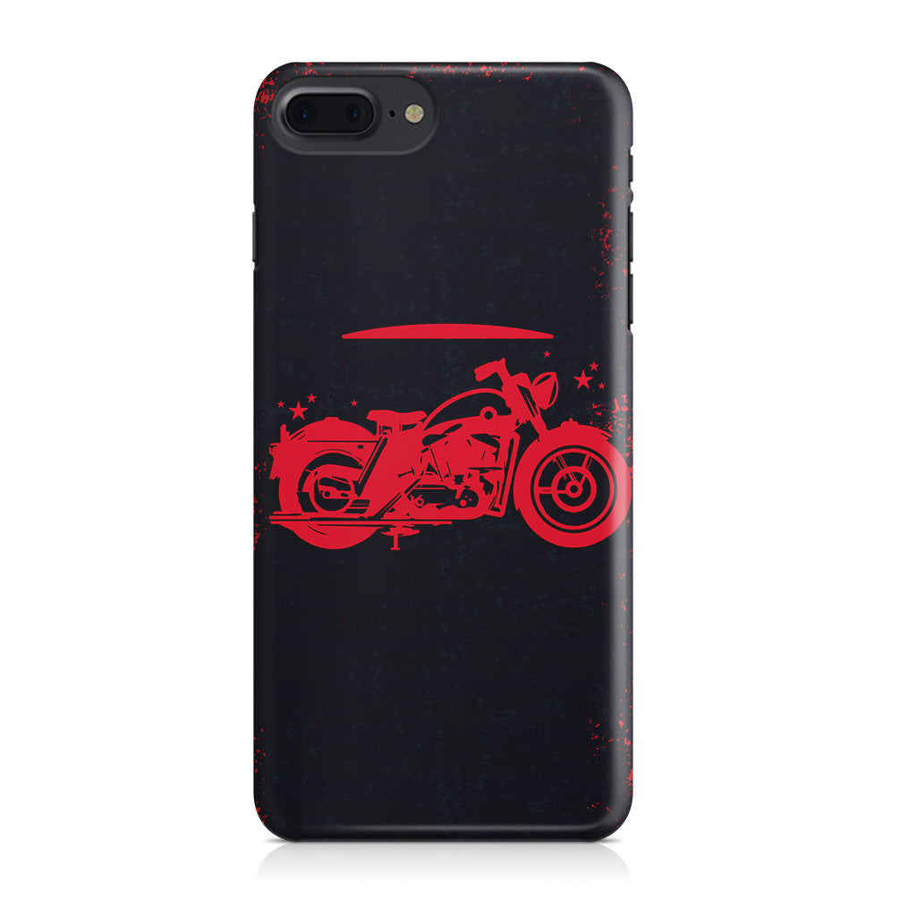 Motorcycle Red Art iPhone 8 Plus Case