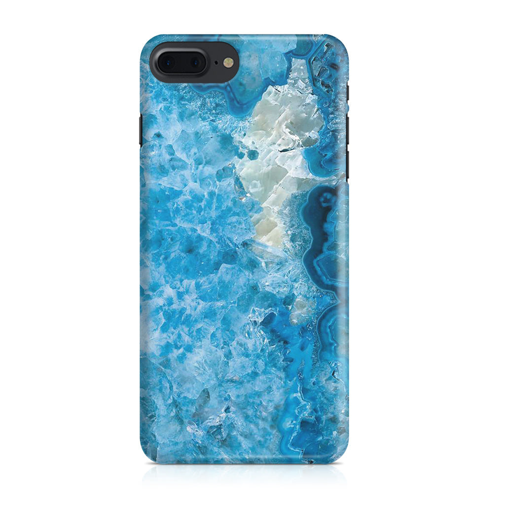 Navy Blue Marble iPhone 8 Plus Case