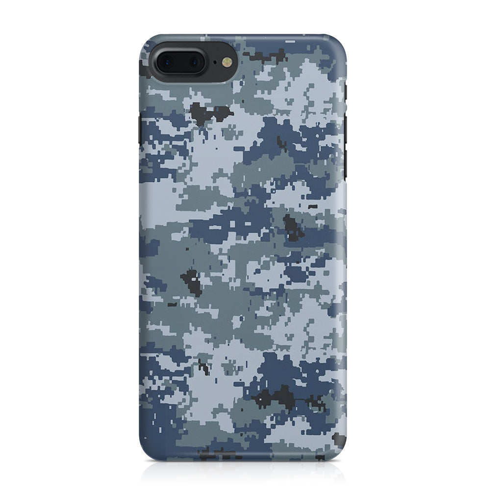 Navy Camo iPhone 8 Plus Case