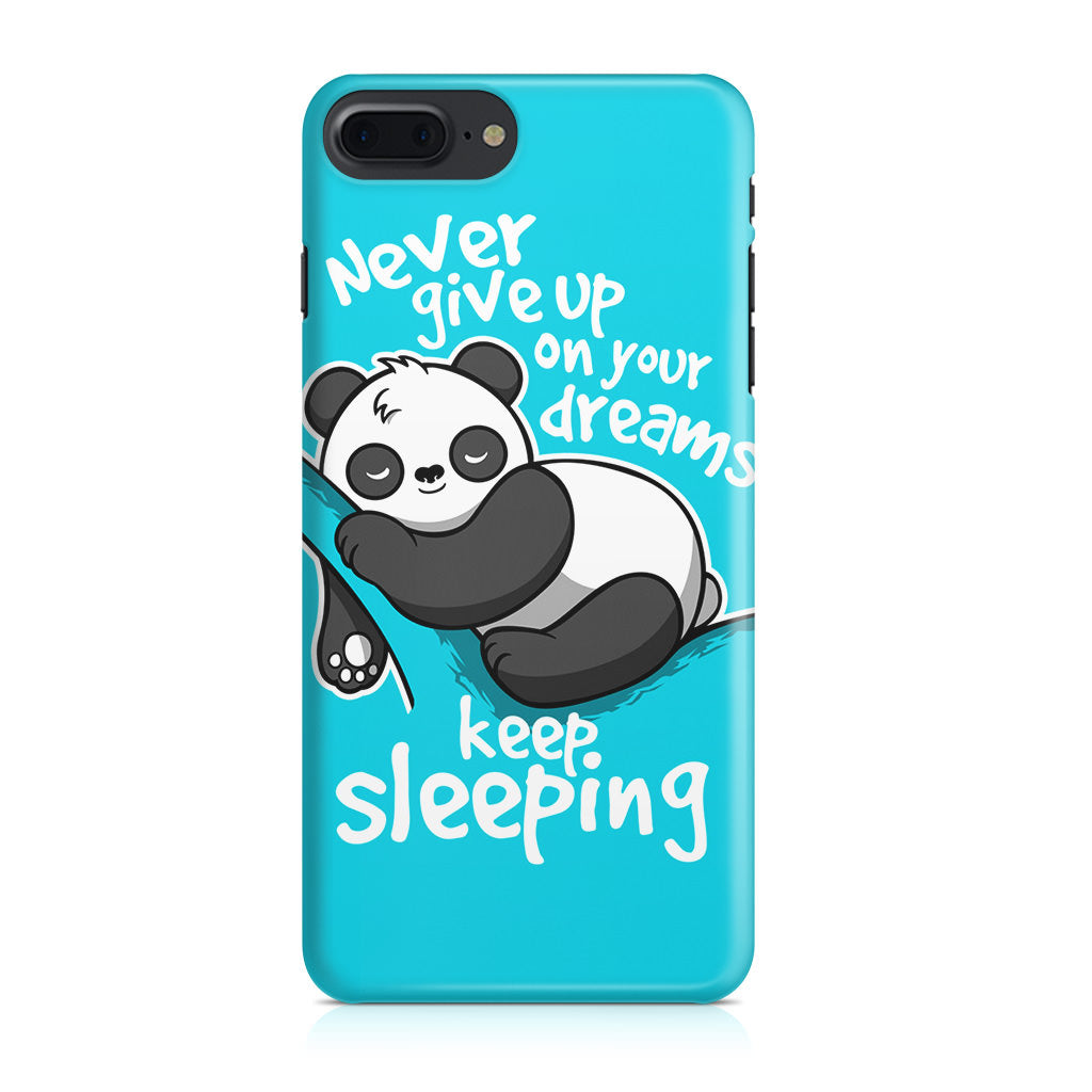 Panda Keep Sleeping iPhone 8 Plus Case