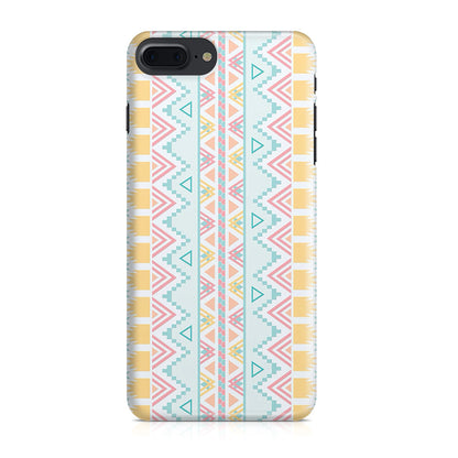 Peach Aztec Pattern iPhone 8 Plus Case