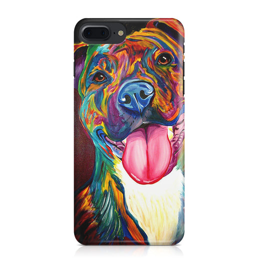 Pitbull Painting Art iPhone 8 Plus Case