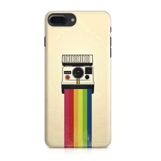 Polaroid Camera Colorful Rainbow iPhone 8 Plus Case