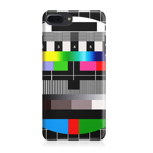 Scheme Pause TV Colorful Mesh iPhone 8 Plus Case