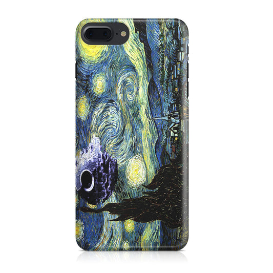 Skellington on a Starry Night iPhone 8 Plus Case