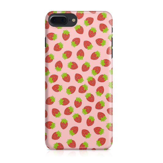 Strawberries Pattern iPhone 7 Plus Case