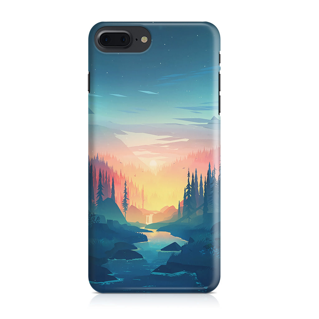 Sunset at The River iPhone 7 Plus Case