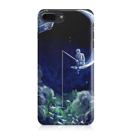 Tardis Walking To The Moon iPhone 7 Plus Case