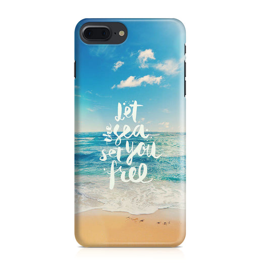 The Sea Set You Free iPhone 8 Plus Case