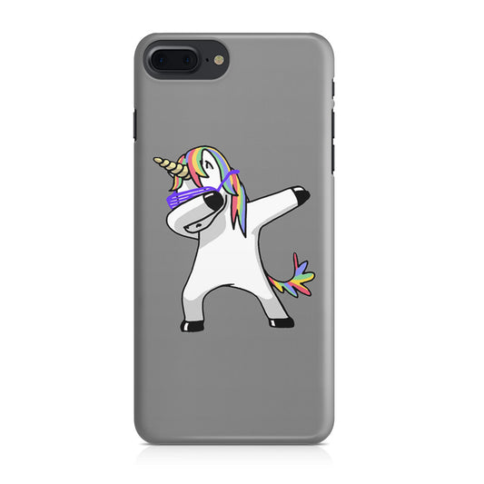 Unicorn Dabbing Grey iPhone 7 Plus Case