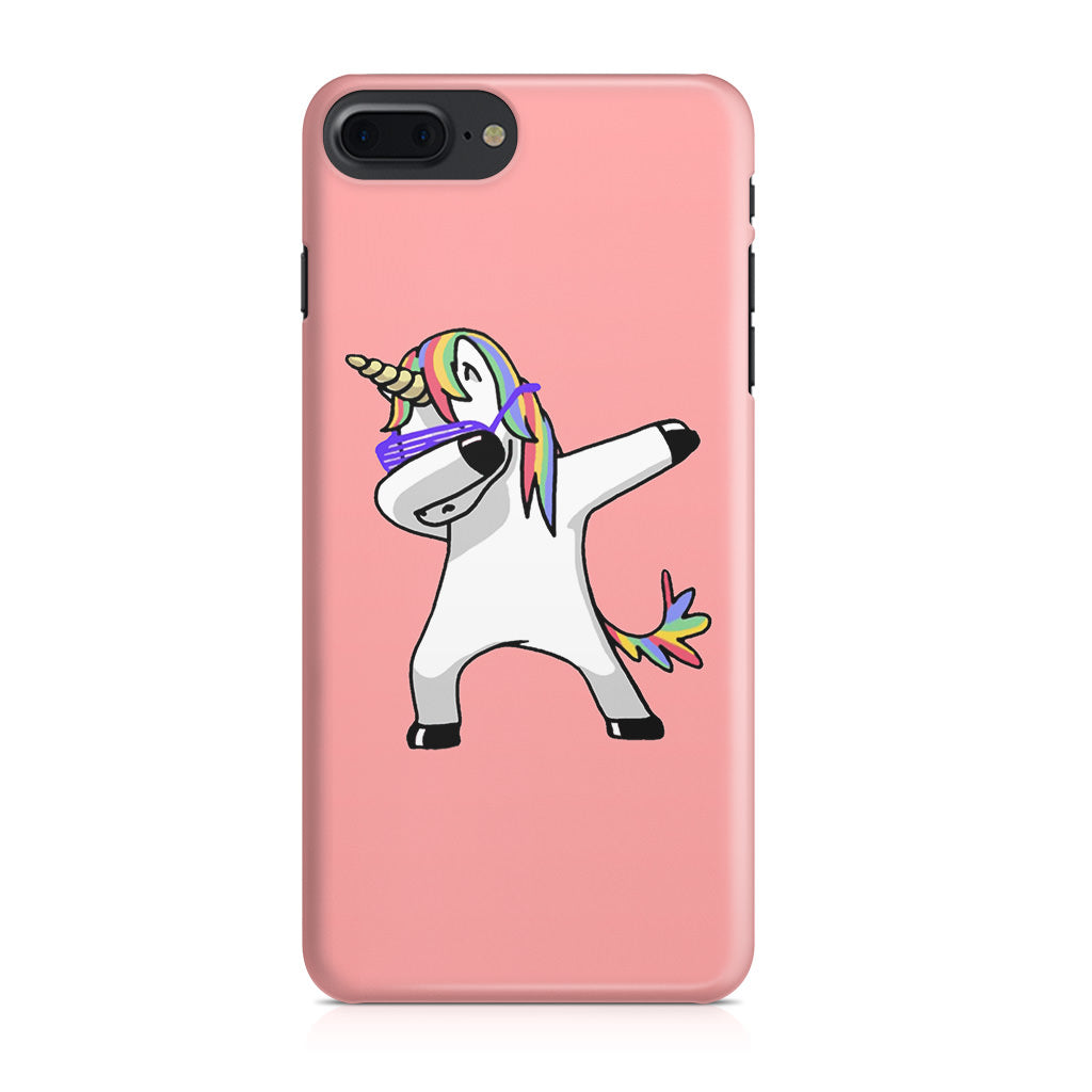 Unicorn Dabbing Pink iPhone 7 Plus Case