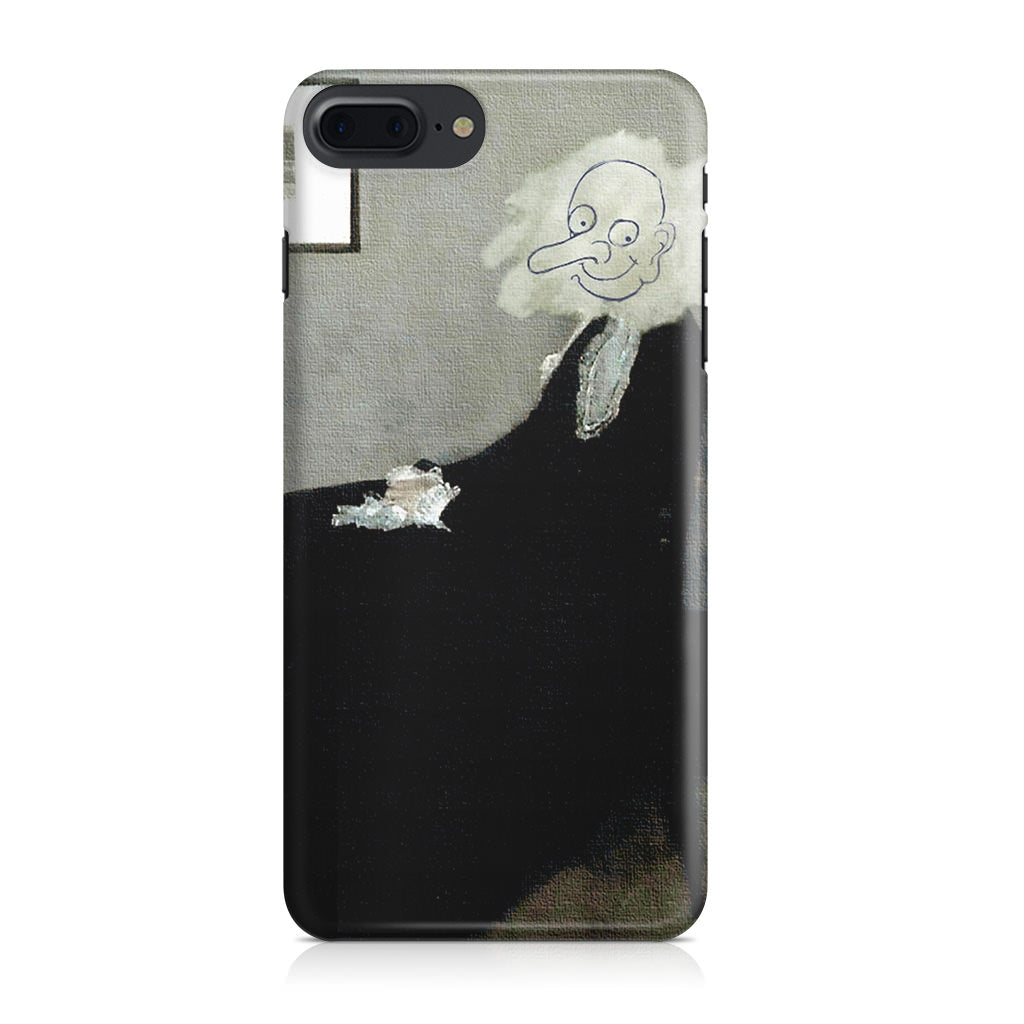 Whistler's Mother by Mr. Bean iPhone 7 Plus Case