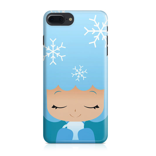 Winter Afro Girl iPhone 8 Plus Case