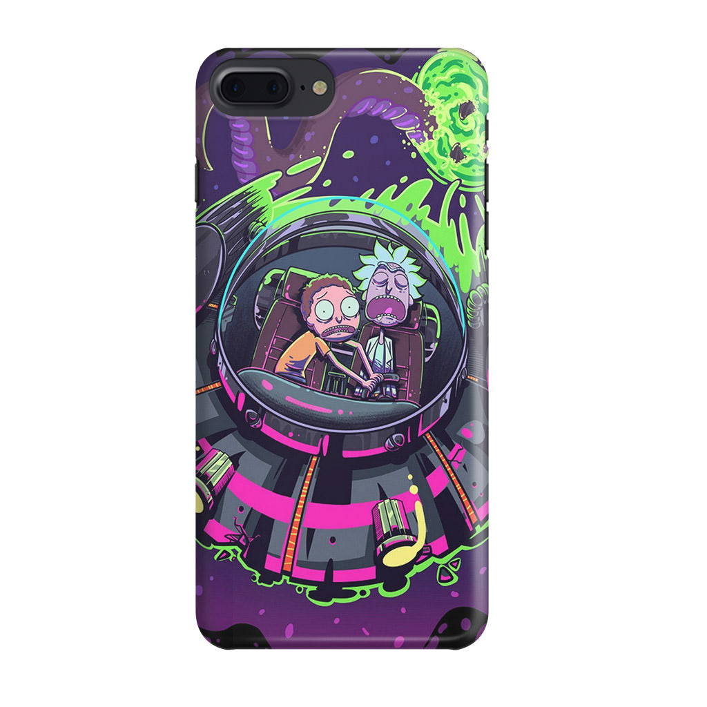 Rick And Morty Spaceship iPhone 8 Plus Case