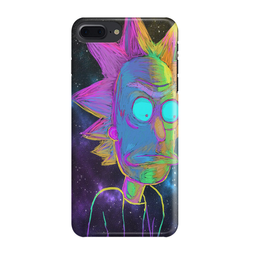 Rick Colorful Crayon Space iPhone 8 Plus Case