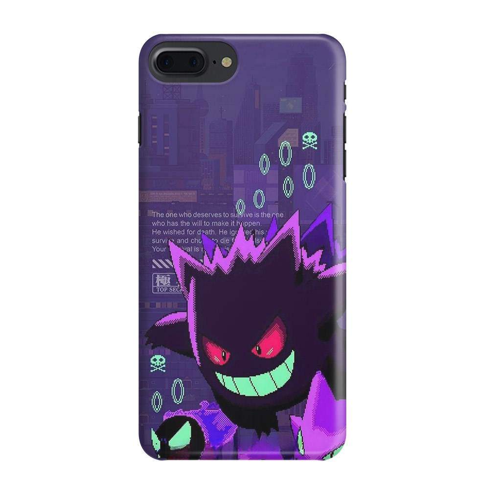 Gengar Pixel Art iPhone 7 Plus Case