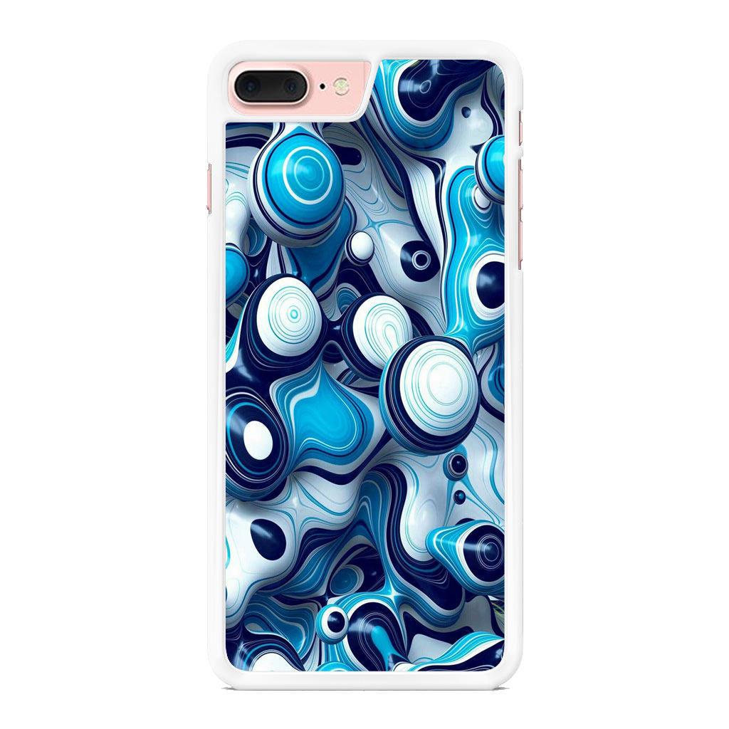 Abstract Art All Blue iPhone 8 Plus Case