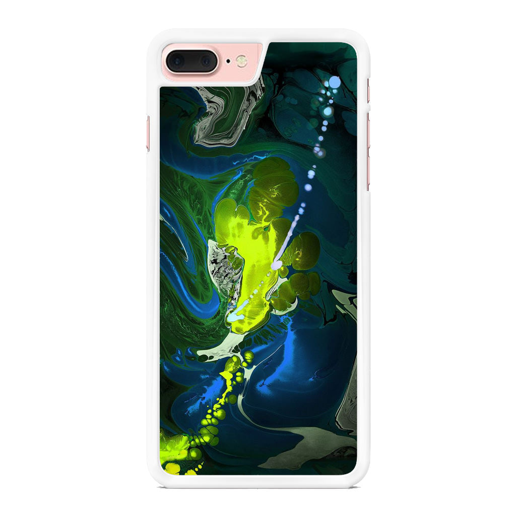 Abstract Green Blue Art iPhone 8 Plus Case