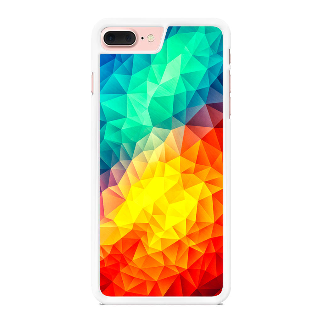 Abstract Multicolor Cubism Painting iPhone 8 Plus Case