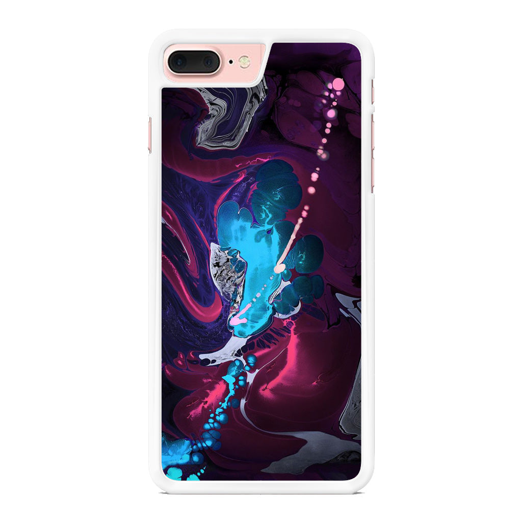 Abstract Purple Blue Art iPhone 7 Plus Case