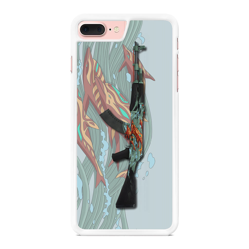 AK-47 Aquamarine Revenge iPhone 8 Plus Case