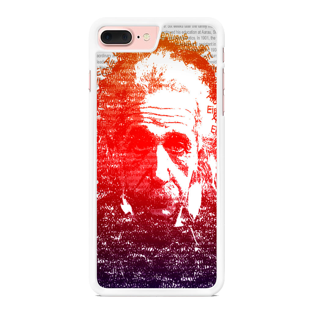 Albert Einstein Art iPhone 8 Plus Case